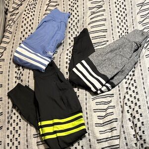 Bombshell scrunch bum leggings set of 3